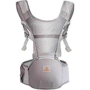 Baby Carrier Hip SeaterGonomische Ademend Zachte Baby Rugzak Carrier Seat Belt Tailleband Heup Support met Pocket voor All Season Pasgeboren (kleur: Grijs)