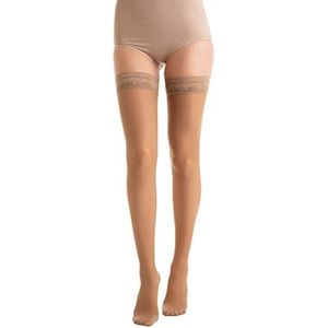 RelaxSan Basic 870 (Mink, 3) 140 denier matige steun kousen 18-22 mmHg stay-ups