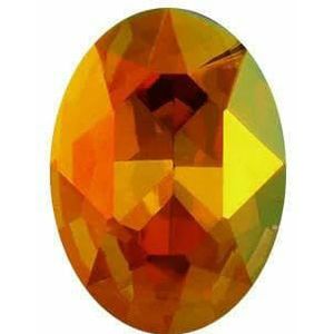 Ovale strass steentjes Piontback Nail Art strass steentjes K9 glas strass steentjes op kleding kristal kralen-koper-10x14.0mm 10 stuks