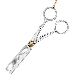 Tondeo Premium-Line Mythos Wave Offset 42 tulptanden, textuurschaar, 14 cm, zilver, 0,08103 kg