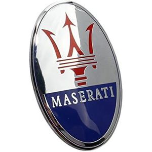 Auto Hoofd Kap Logo Embleem Vervanging Metalen Badge Decals Sticker Voor Maserati Quattroporte Ghibli Granturismo Levante GTS