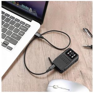 Lichaamscamera Mini-type lichaamscamera Multifunctionele en compacte door de politie gedragen camera Draagbare handgreep DV-bewakercamcorders met audio en video(With 16G)
