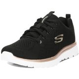 Skechers - Graceful Get Connected - Sportieve Trainingsschoen - Zwart/Mauve