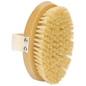 Droge Lichaamsborstel, Massage Lichaamsbadborstel Lymfedrainage Exfoliërende Detox Diepreinigende Exfoliatorborstel voor Huidverzorging, Exfoliërende Scrubborstel voor Het Lichaam
