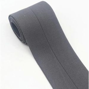 Elastiek 6cm omvouwbare elastiek lijn 60mm Spandex lint naaien kant tailleband kledingaccessoire 1 meter-donkergrijs-60mm-1m
