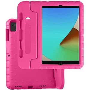 BASEY Hoes Voor iPad 10.2 2021 Hoesje Kinder Case Shockproof Cover - Kindvriendelijke iPad 10.2 2021 Case Kids Hoes - Roze