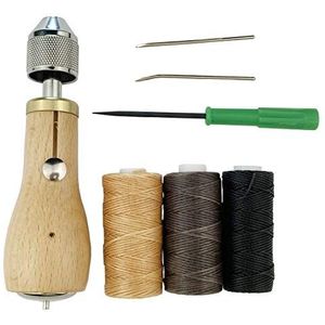 Becho Professionele Naaien Awl Leer Craft Making, Stitcher Reparatie Accessoire Tool Kit Stitcher Sewing Awl