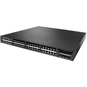 Cisco WS-C3650-48FWS-S Catalyst 3650 48-poort FPoE 4x1G Uplink met 5 AP-licenties IPB