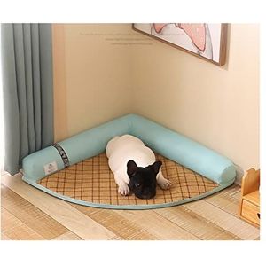 QiQi shop Huisdier cool mat zomer gebruik kat en hond kussen huisdier bed (Color : Aqua green, Size : S)