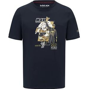 Red Bull Racing - Max Verstappen Tribute T-Shirt, Marineblau, XS