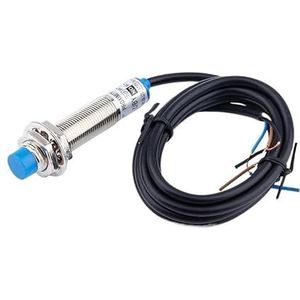 Blue Proximity Switch Inductive Proximity Sensor Detection Switch NPN/PNP NO NC 1-15mm Detection Distance Metal Sensor Switches(M18(unshielded),AC type 2Wire NO)