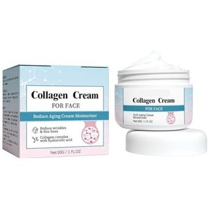 Collageencrème - Hydraterende, Verstevigende Gezichtscrème For Een Stralende En Tere Huid(2PCs)