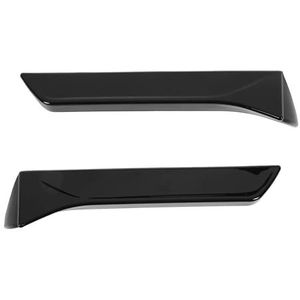 Auto achtervleugel Voor Seat Voor Leon 5F FR Mk3 MK3.5 2013-2021 2 Stuks Auto Achterruit Zijsplitter Links Rechts Kofferbak Spoiler(Gloss Black)