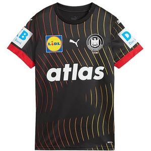 PUMA Duitsland Dhb Deutschland Away 2024/2025 2024/2025 shirt dames zwart-rood, S dames