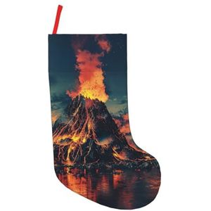 Vulkaan Print Kerst Kousen,Vakantie Party Decoraties