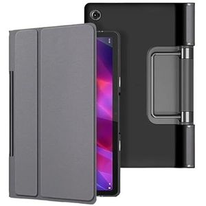 Compatibel Met Lenovo Yoga Tab 11 YT-J706F YT-J706X 11 inch PU Lederen Flip Stand Tablet Cover Case(Color:Gray)