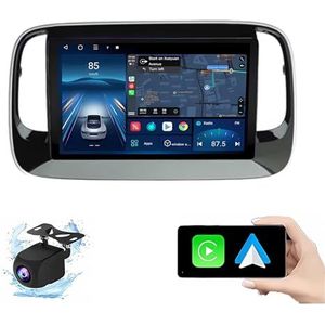 Android 14.0 2 Din Autoradio 9"" Touchscreen Auto Stereo voor GAC Trumpchi GS3 GE3 2017-2021 met Draadloze Carplay Android Auto GPS navigatie AHD Omgekeerd beeld Stuurwielbediening(P1(1G+32G))