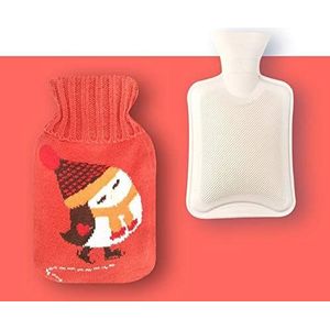 DieffematicRSD Warmwaterkruik Water 1000 ml Heet waterfles rubber warm waterfles NUANSHOU (Color : K)