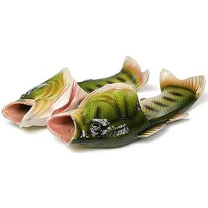 Uniqstore - Tricky - Visslippers - Heren - Creatieve Vis Stijl - Strand Slippers