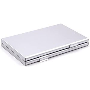 vhbw Etui voor 2 x SIM-openingsgereedschap, 24x NanoSIM - Case zilver