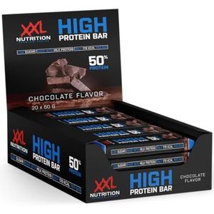 XXL Nutrition - High Protein Bar 2.0 - Eiwitrepen, Eiwit Reep, Proteïne Bars - Chocolade - 20 Pack