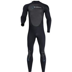 Qianly Heren wetsuits full body badpak 3 mm neopreen nat pak ademend warm houden thermisch fullsuit zwempak voor watersport, M