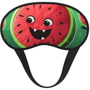 Watermeloen slaapmasker voor zijslaper, lichtblokkerende nachtmaskers voor slapen oogmasker voor vrouwen mannen oogbedekking zachte comfortabele oogschaduw voor reizen, dutje