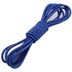 Elastische schoenveters, Elastische veters met vergrendeling, 2 stuks, veelkleurig, lengte 100 cm(Royal Blue)