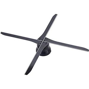 3D-hologram-fankit, Hologram 3D Hologram Fan Reclame Machine 56cm met WiFi Mobiele Telefoon Controle Ondersteuning Splicing Party Decoraties Draaiende verbeelding voor winkels, winkels, vakanties