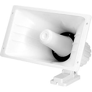 LODDEYEE Power Horn Speaker, 100W 8 Ohm Indoor/Outdoor PA Speaker, Wit