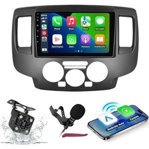 Android 14 Autoradio Navi voor N-issan NV200 (2014-2020) 9 ""Schermradio met draadloze carplay Android Auto GPS Navigatieondersteuning Bluetooth 5.0 HIFI FM 5G-WiFi SWC MIC,M200s