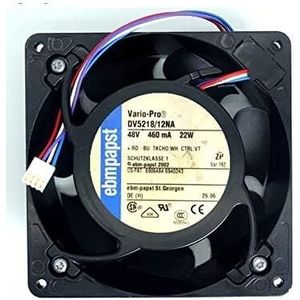 LMNCBVYA With Support and Double Ball Bearing DV5218/12NA 48V 22W 4-Wire Chassis Equipment Fan