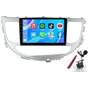Android 14 Autoradio Sat Navi voor H-yundai Rohens Genesis (2008-2013) 9 Inch Touchscreen Multimedia Speler met Draadloze Carplay GPS Navigatie FM RDS Bluetooth 5G-WiFi SWC DSP,M100s