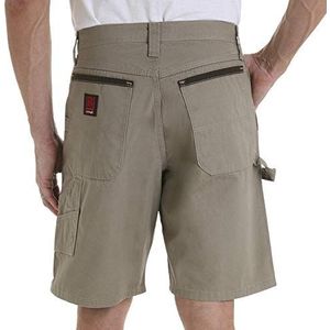Wrangler Riggs Workwear Men's Carpenter Short, Dark Khaki, 30