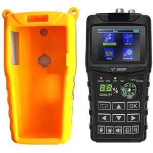 Digitale satellietzoeker VF 6800P HD Digitale satellietlocator Ondersteunt DVB-T2 DVB-S2 DVB-C Bekabelde signaalzoeker 2,4 inch HD LCD TV-tuner voor het aanpassen van de satelliet-tv-schotel