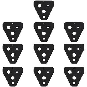 Reparatie onderdelen 10 STKS Terug Camera Lens for Xiaomi Black Shark 3 KLE-H0 KLE-A0