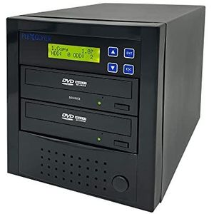 PlexCopier 24X 1 naar 1 CD DVD M-Disc Ondersteunde Duplicator Copier Tower met Gratis Copy Protection
