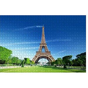 Puzzel 1000 stukjes Eiffeltoren Parijs Frankrijk Houten Puzzel Volwassen Familie Spellen Houten Puzzel Voor Volwassenen En Kinderen Vrienden Puzzelsets Decompressie