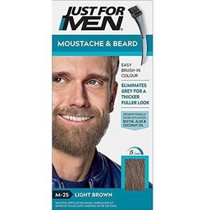 Just For Men Moustache & Beard Color baard kleur M25 Light Brown