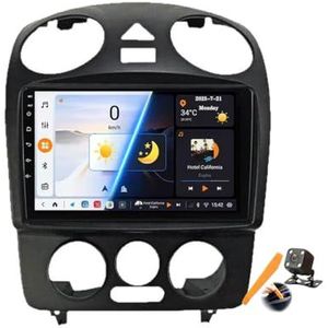 Y300s,Android 15.0 Autostereo Vervanging voor V-W Beetle 2006-2010 Radio GPS Sat Navi 9'' Cartablet Multimedia Video Player FM BT Ontvanger met 4G WiFi Android Auto Carplay