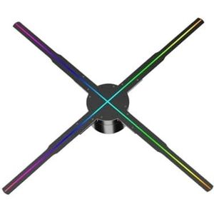 42-100CM 3D Fan Hologram Projector Wifi Display Reclame Logo Licht Led Sign Holografische Lamp Driedimensionale Projectoren(80cm)