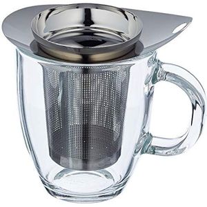 Bodum - K11239-16 - Yo-Yo - Set met theezeef van gehard glas - filter van roestvrij staal - 35 cl