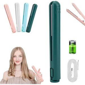 Mini - Haarstylers - Groen - Mini Dual-Purpose Krultang - 2 in 1 - Draagbaar