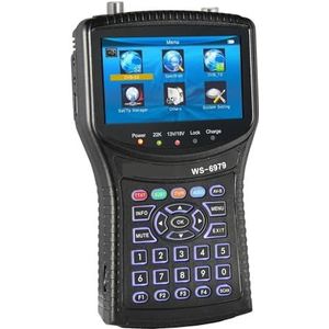 WS-6979 DVB-S2&DVB-T2 MPEG4 COMBO + Spectrum Satellietmeterzoeker Ws-6950hd Sat Finder Ws6979 Meter(Ws 6979 black bag)