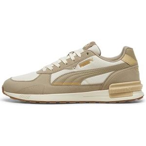 PUMA Heren Graviton Sneaker, Alpine Sneeuw Eik Tak Zand Duin, 43 EU