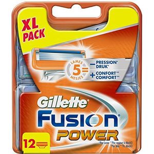 Uitloopmodel Gillette Fusion Power scheermesjes, 12 stuks