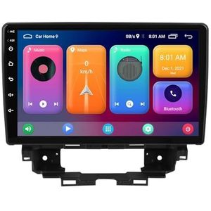 Android 14.0 2 Din Autoradio 9"" Touchscreen Auto Stereo voor Renault kangoo 2019-2025-[Ingebouwd CarPlay/Android auto/DSP/GPS]-Support MIC/Stuurbediening/Bluetooth 5.0(P2 WIFI 4-Core 1G+32G)