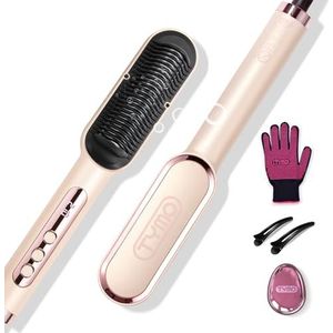 Tymo Ring Plus - Stijltangborstel - Goudblush - Ionische Technologie - 9 Temperatuurinstellingen