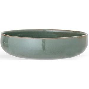 Bloomingville - Pixie - Serveerschaal - Groen - Keramiek - Diameter 28,5 cm