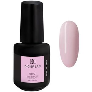 DIDIER LAB BBIO Builder Gel in a Bottle - Milky Pink - Schone formule vrij van HEMA en TPO - Zelfnivellerende opbouwgel voor gelnagels - LED UV-gel ter versterking van nagels - 15ml
